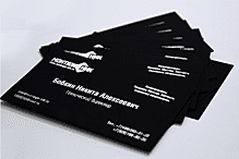 Фольгированные визитки