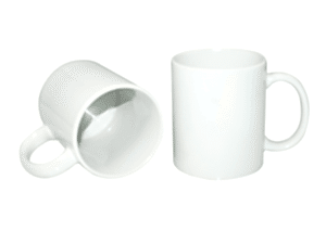 Печать на белой кружке