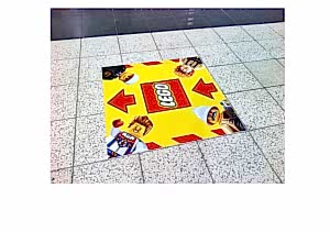 Напольные наклейки