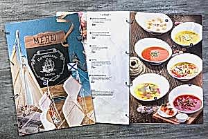 Печать меню